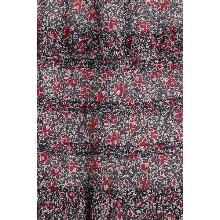 Marant Etoile Purple Cotton Long Skirt