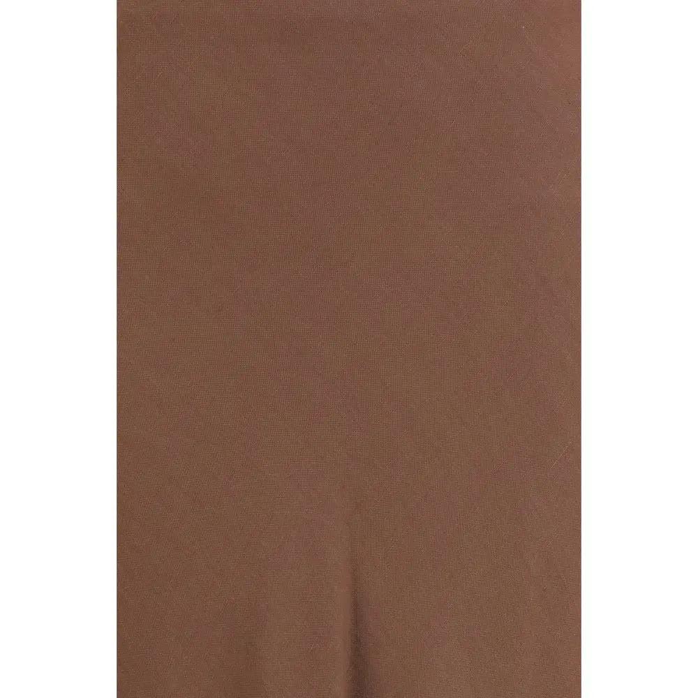 Brunello Cucinelli Brown Viscose Long Skirt
