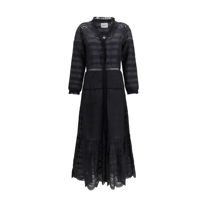 Marant Etoile Black Cotton Casual Dress