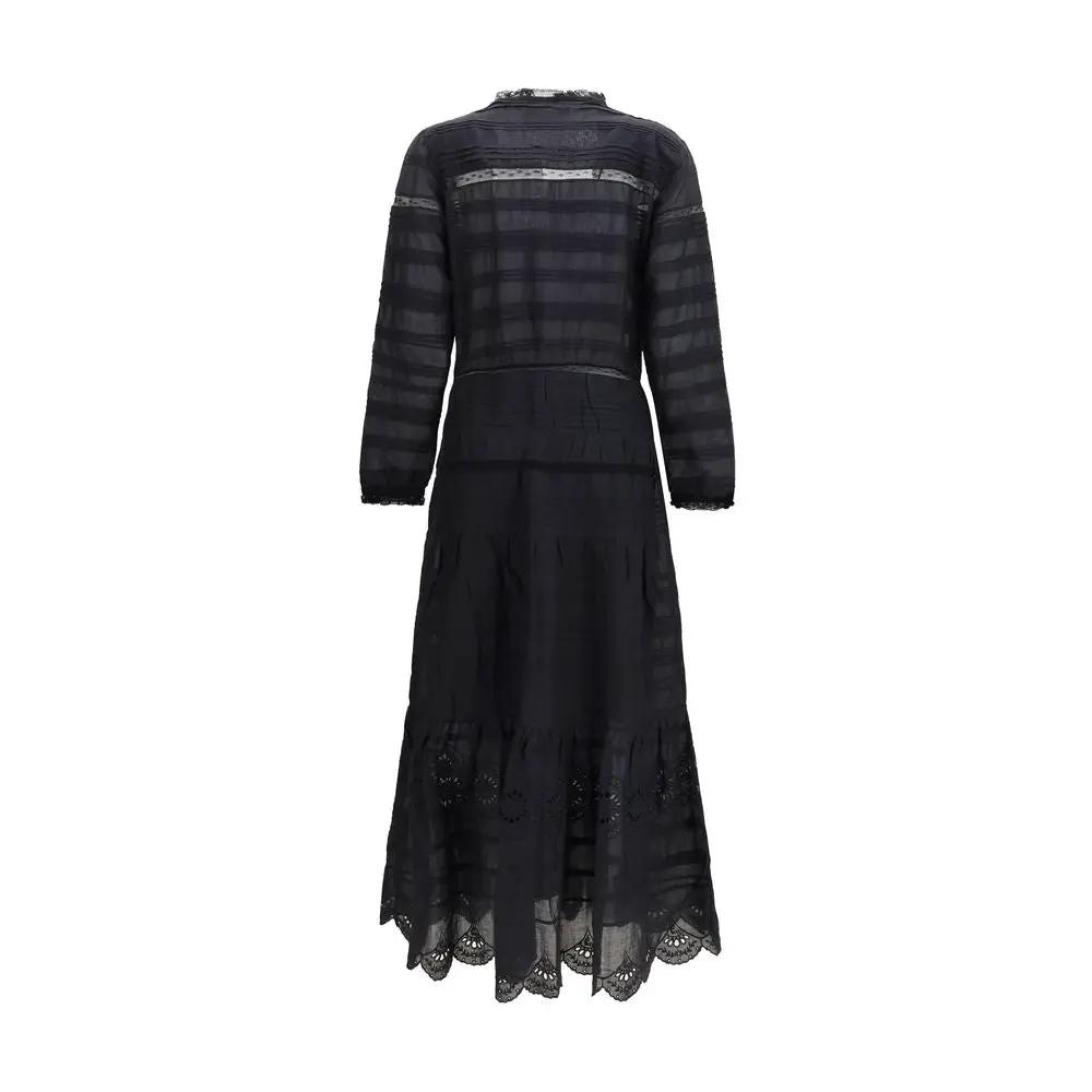 Marant Etoile Black Cotton Casual Dress
