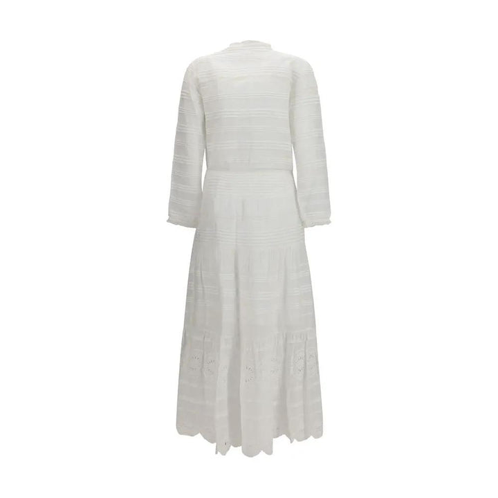 Marant Etoile White Cotton Casual Dress