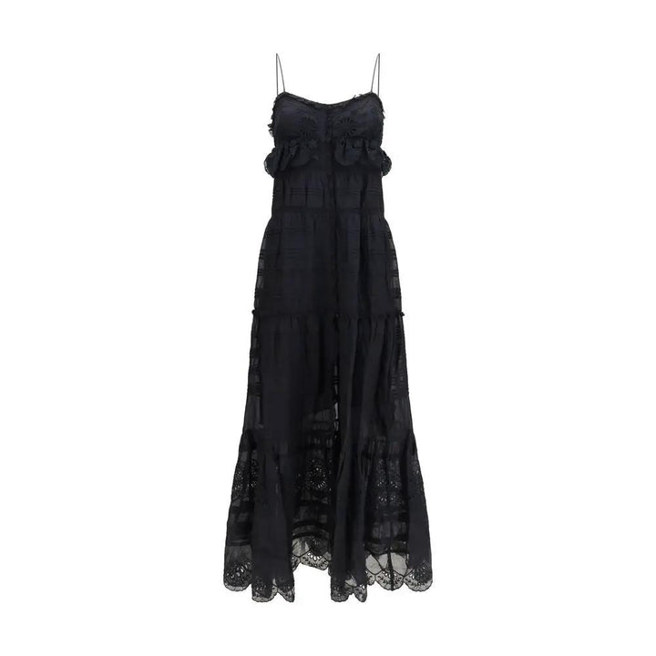 Marant Etoile Black Cotton Casual Dress