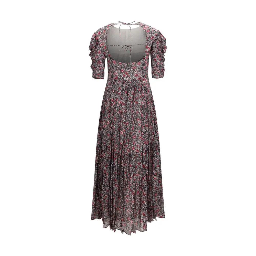 Marant Etoile Purple Cotton Casual Dress