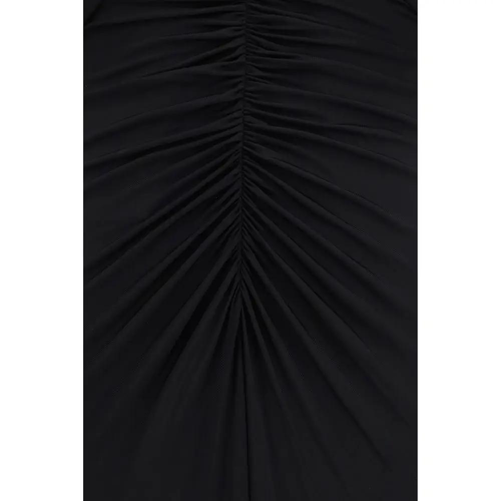 Self-Portrait Black Viscose Cocktail Dress