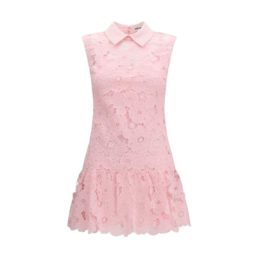 Self-Portrait Multicolor Polyester Casual Dress