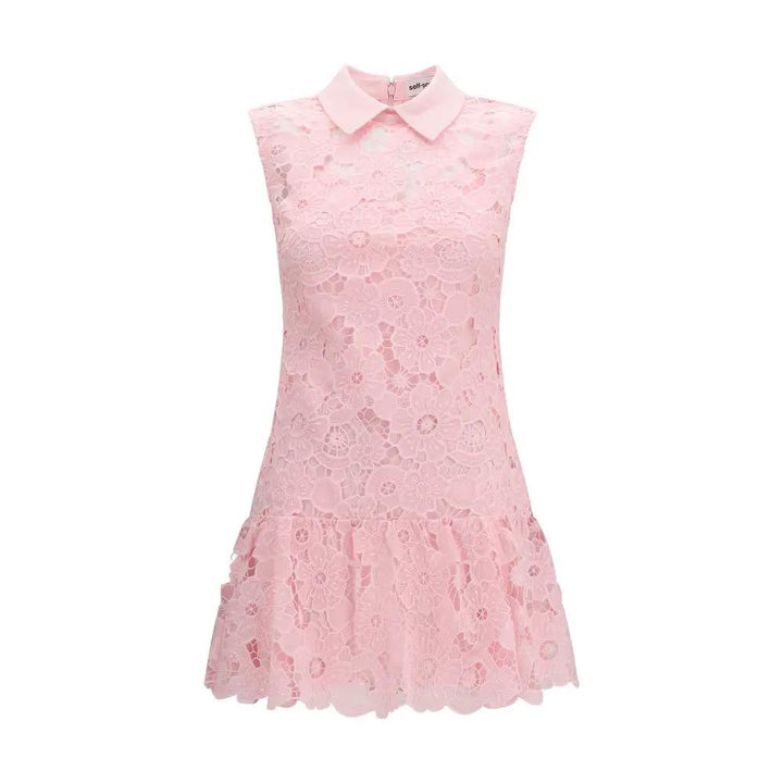 Self-Portrait Multicolor Polyester Casual Dress