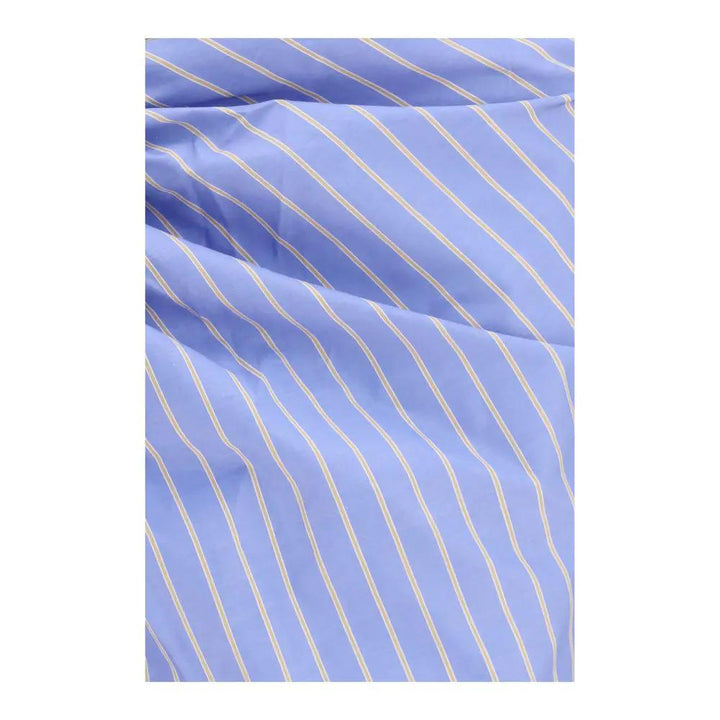The Andamane Blue Cotton Midi Skirt