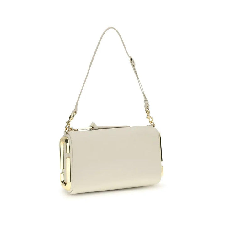 Marc Jacobs Beige Calf Leather Bos Taurus Shoulder Bag