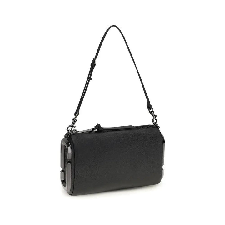 Marc Jacobs Black Calf Leather Bos Taurus Shoulder Bag