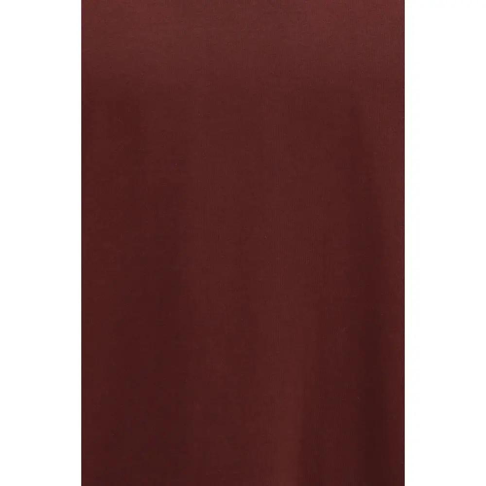 Comme Des Garçons Bordeaux Cotton T-Shirt