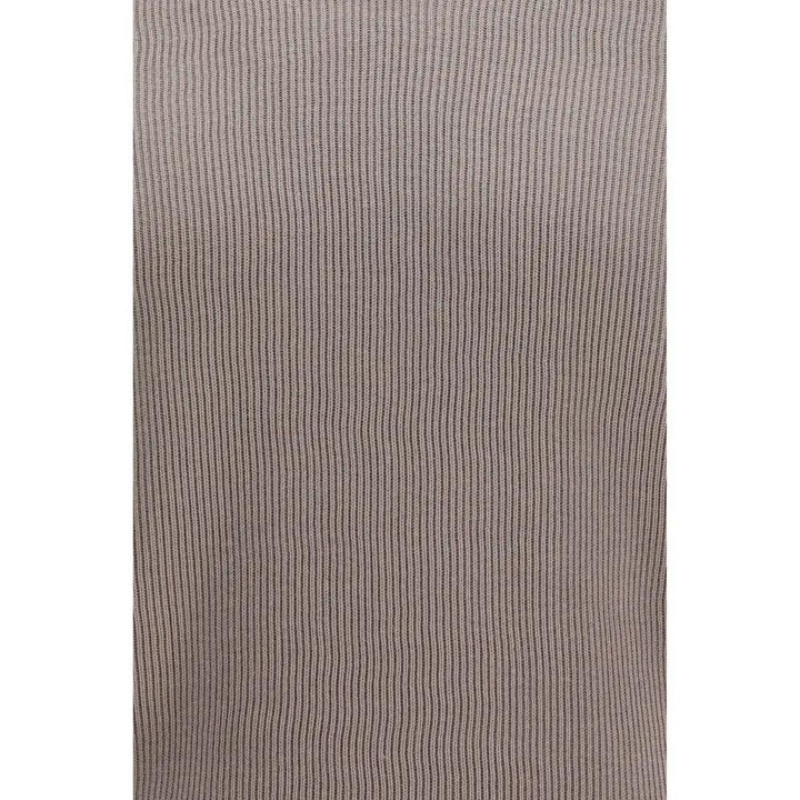 Brunello Cucinelli Gray Cotton Polo Shirt