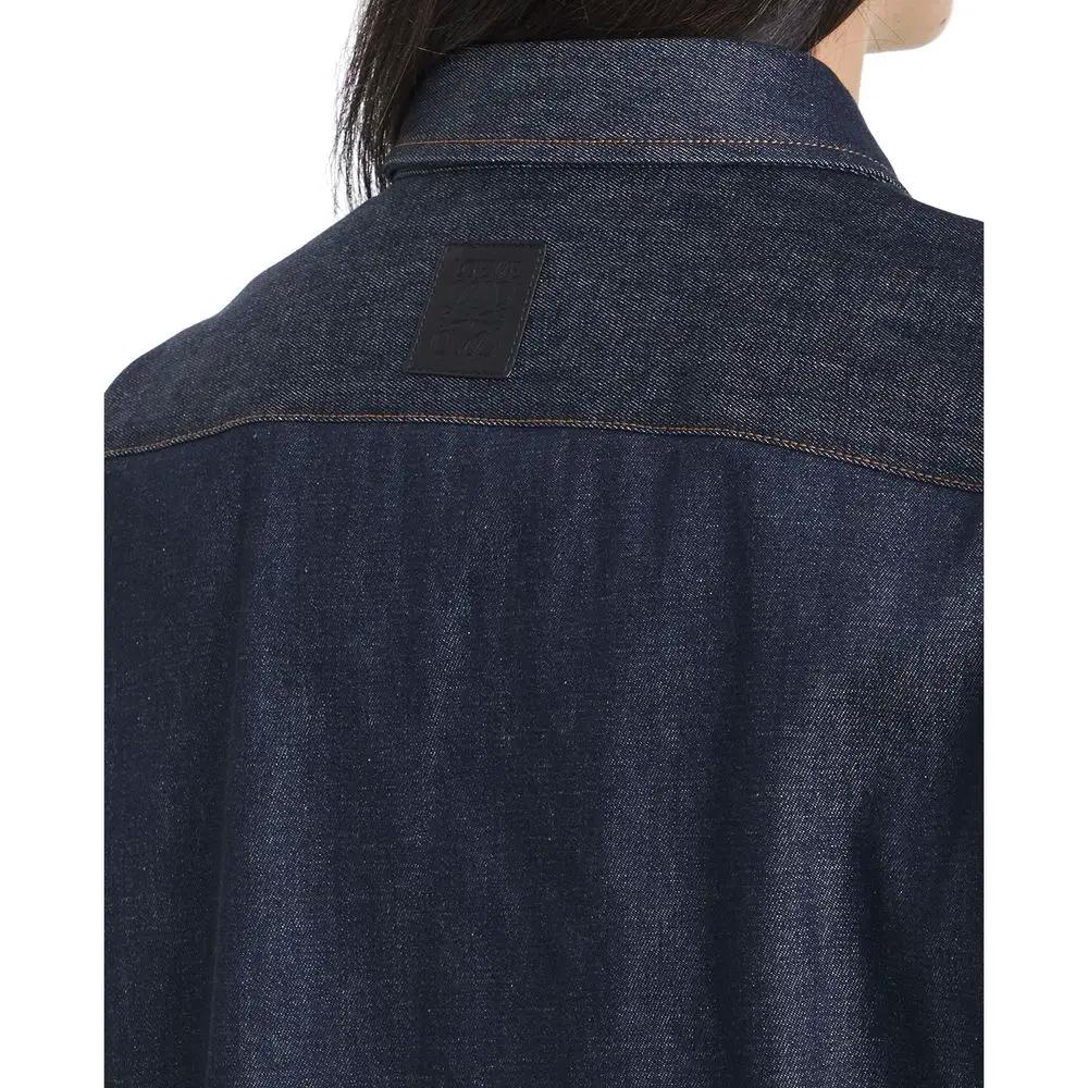 Loewe Blue Cotton Casual Dress