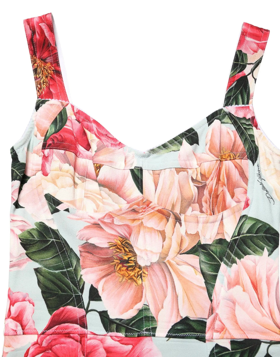 Dolce &amp; Gabbana Sample Sale | Dolce &amp; Gabbana Multicolor Floral Print Viscose Sheath Dress - | Designer outlet