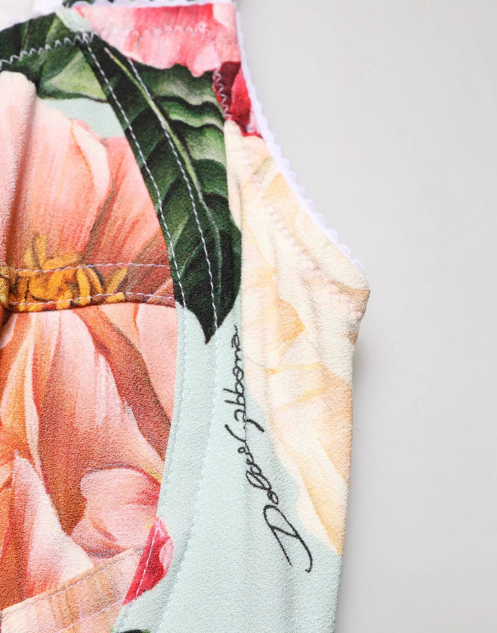 Dolce &amp; Gabbana Sample Sale | Dolce &amp; Gabbana Multicolor Floral Print Viscose Sheath Dress - | Designer outlet