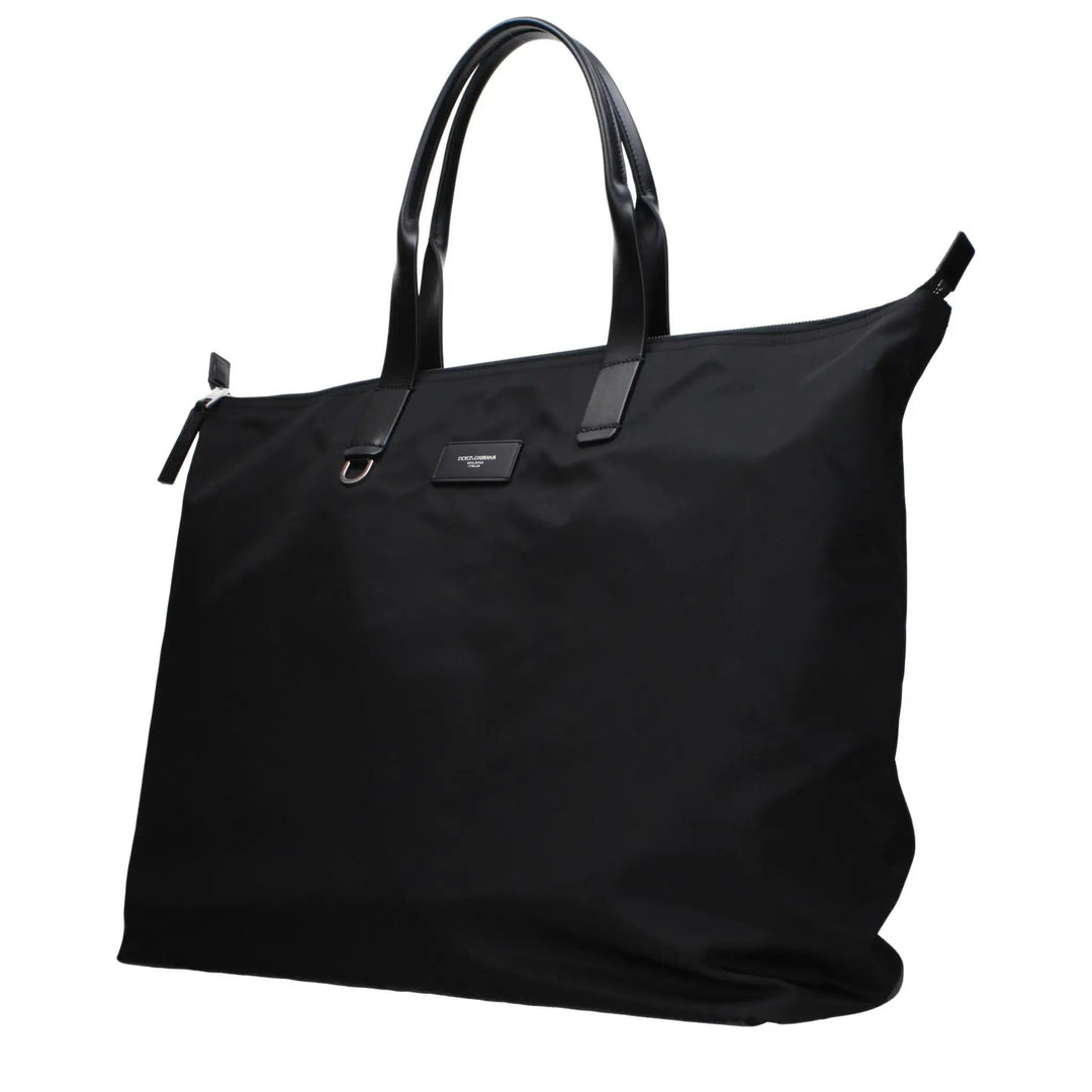 Dolce &amp; Gabbana Black Nylon Shoulder Bag