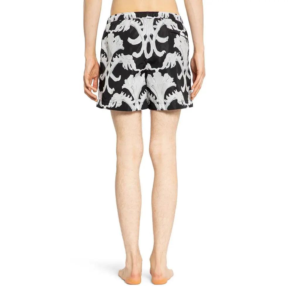 Valentino Garavani Black Polyamide Swim Shorts