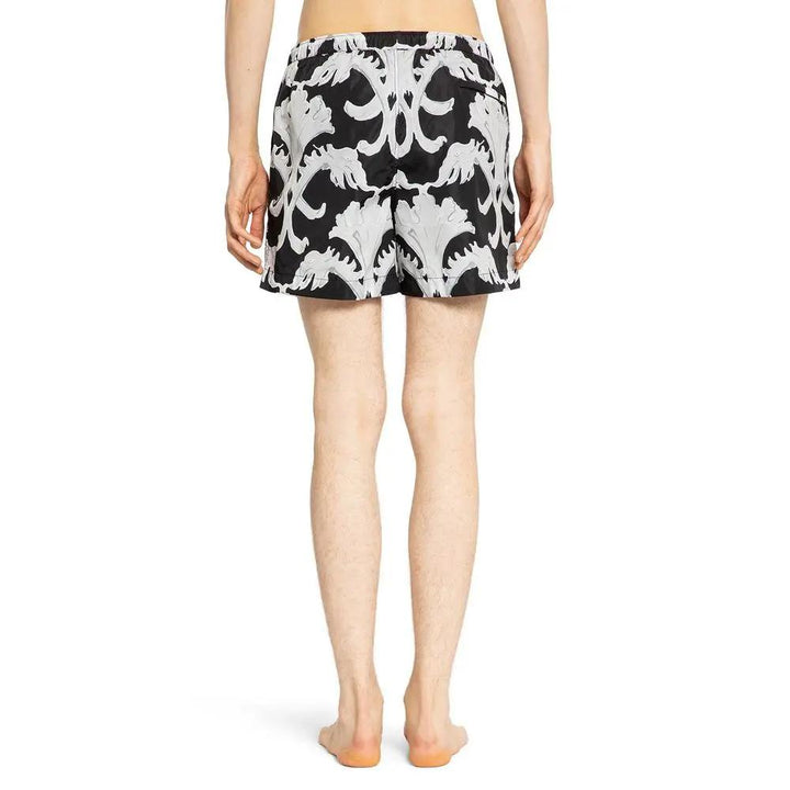 Valentino Garavani Black Polyamide Swim Shorts