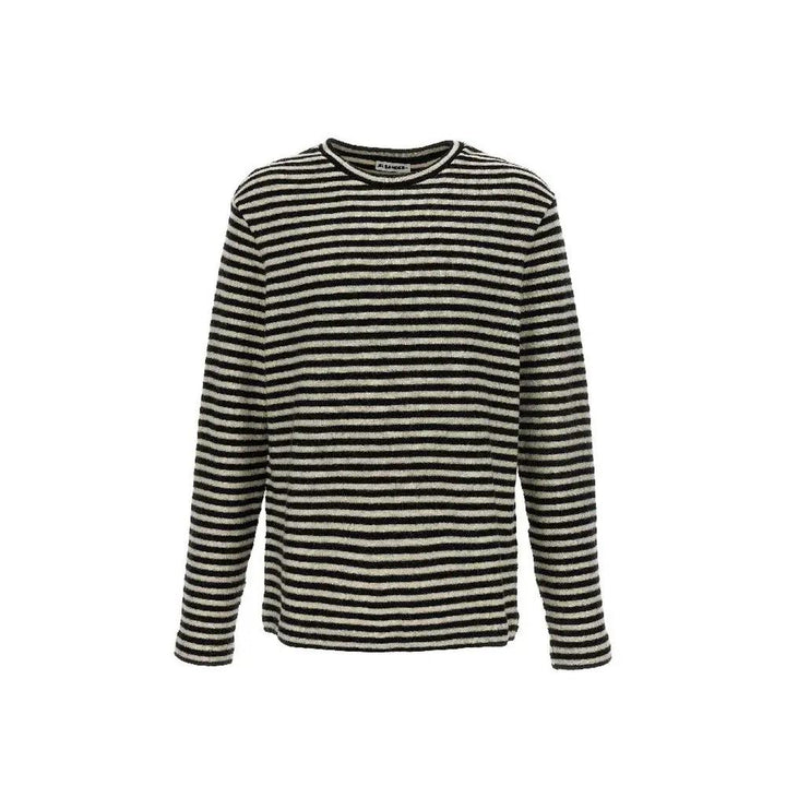 Jil Sander White Wool Long Sleeve T-Shirt