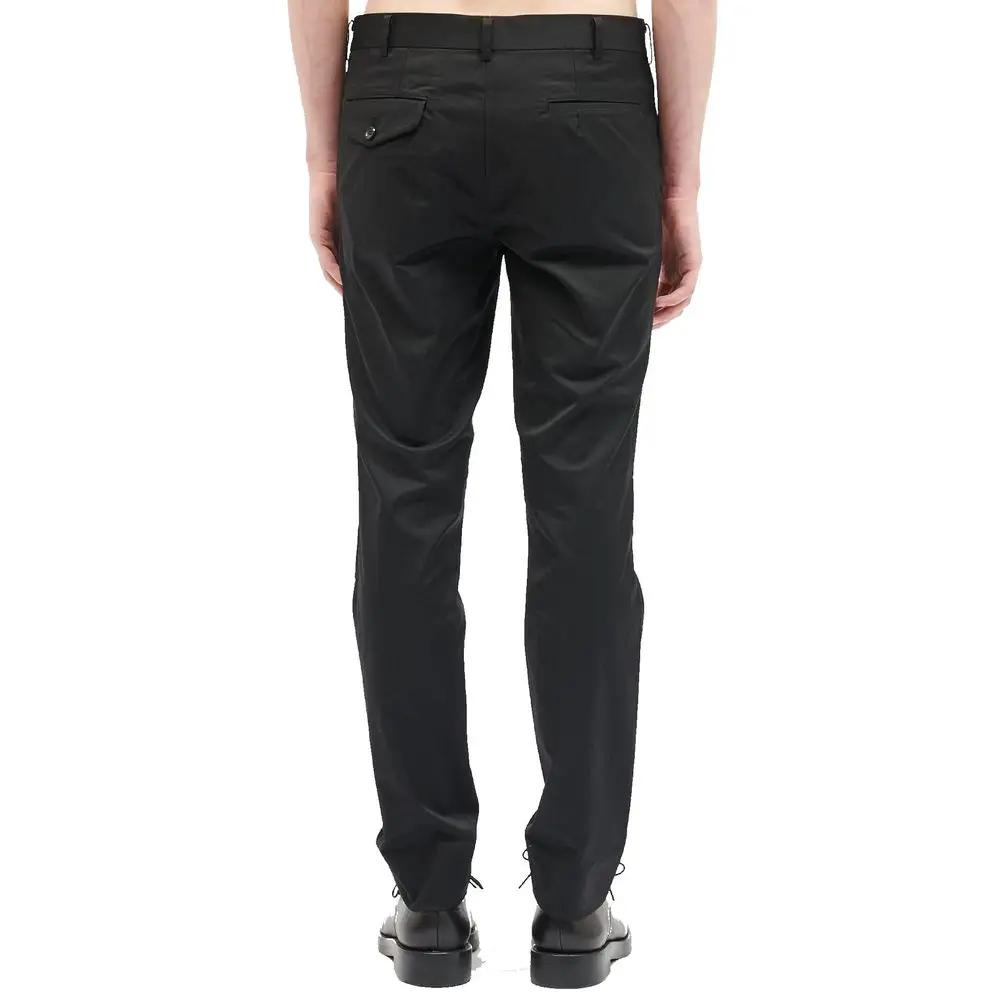 Comme Des Garçons Black Nylon Casual Pants
