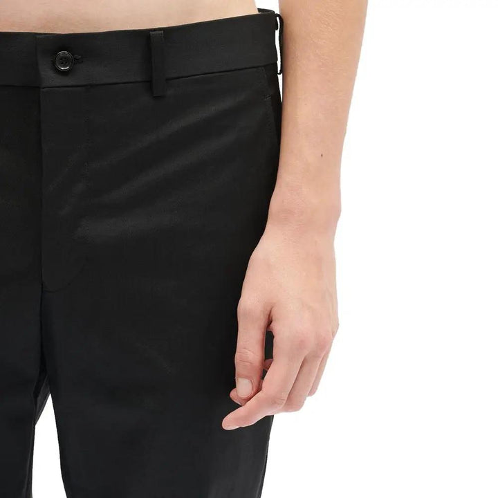 Comme Des Garçons Black Nylon Casual Pants