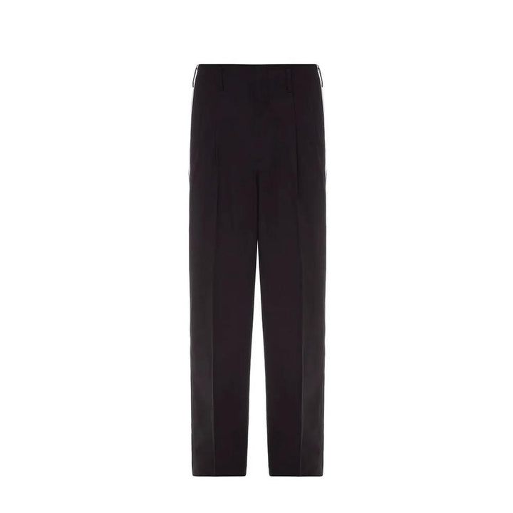 Dolce & Gabbana Black Cotton Casual Pants