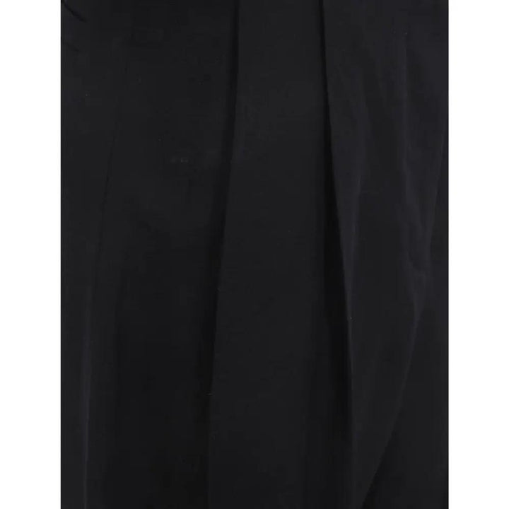 Salvatore Ferragamo Black Silk Casual Pants