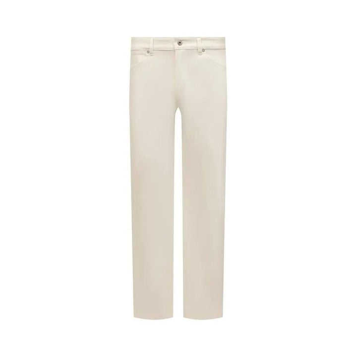 Jil Sander White Cotton Jeans Denim
