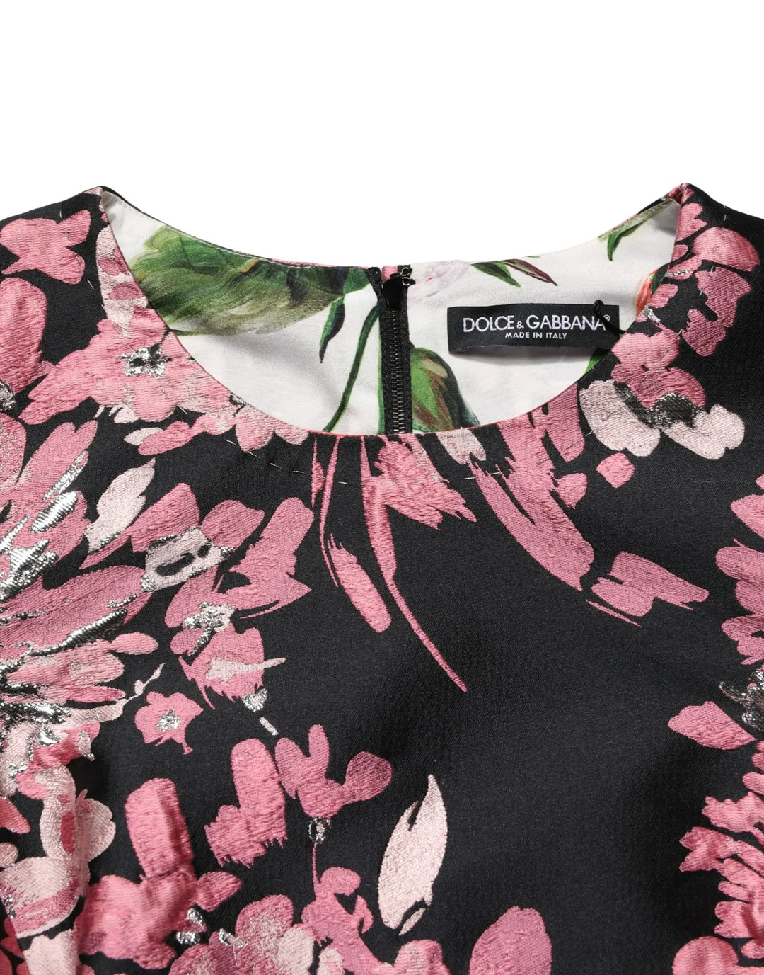 Dolce &amp; Gabbana Sample Sale | Dolce &amp; Gabbana Multicolor Floral Brocade A-line Mini Dress - | Designer outlet