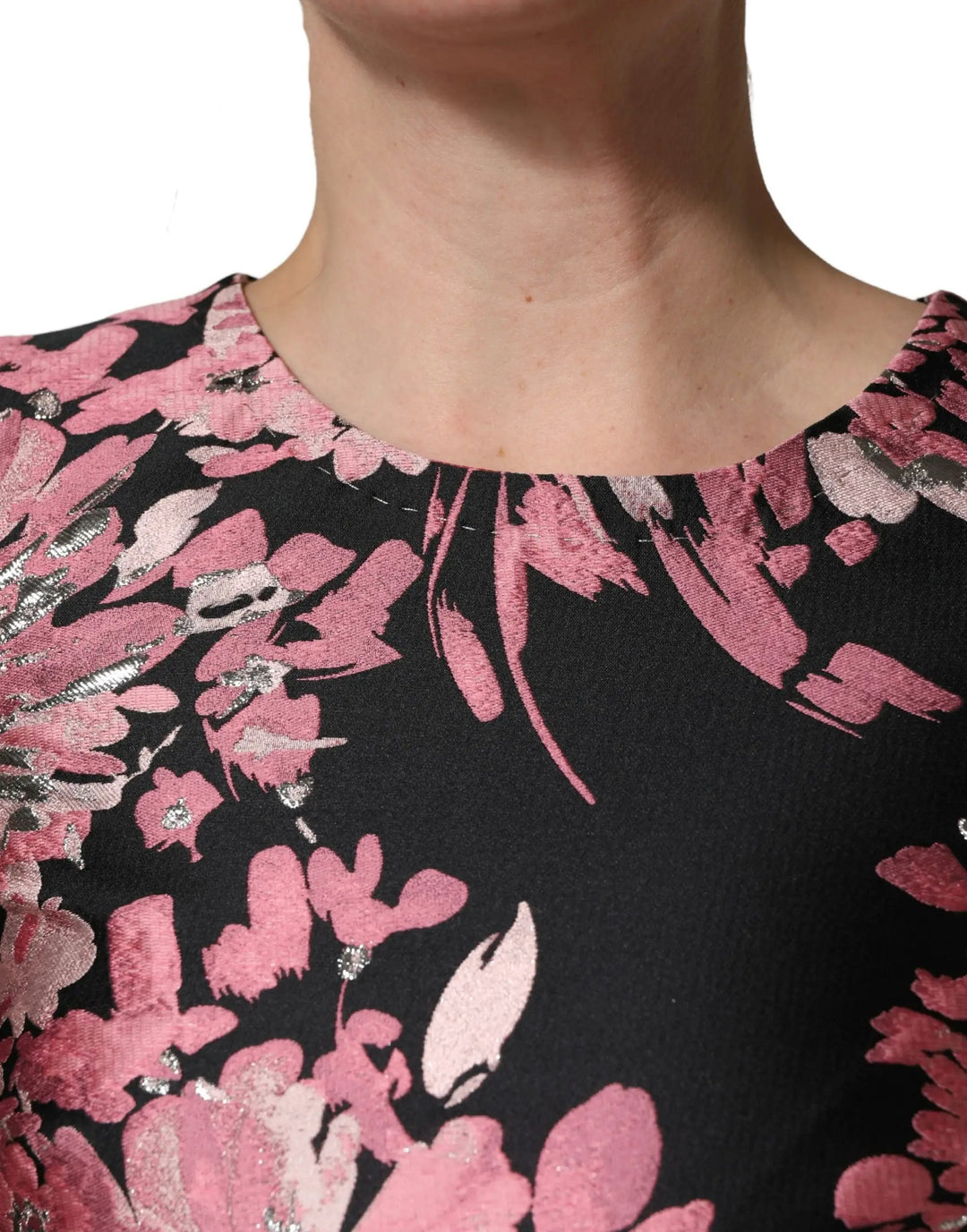 Dolce &amp; Gabbana Sample Sale | Dolce &amp; Gabbana Multicolor Floral Brocade A-line Mini Dress - | Designer outlet