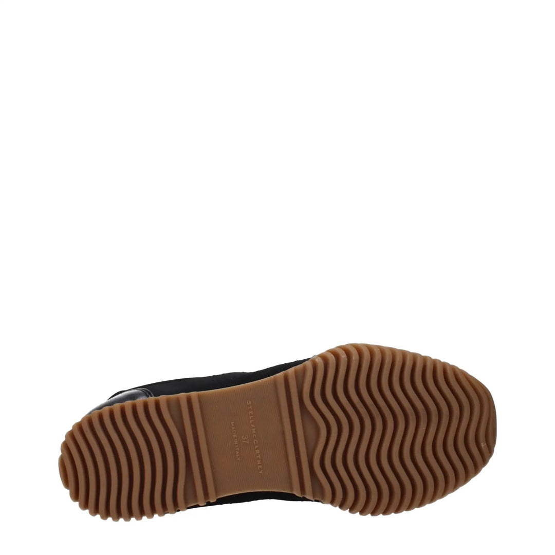 Stella McCartney Black Fabric Low Top Sneakers