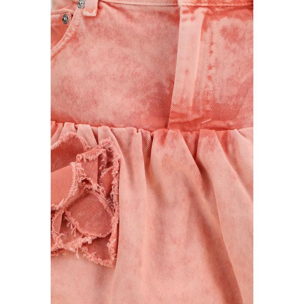 Ganni Multicolor Cotton Mini Skirt