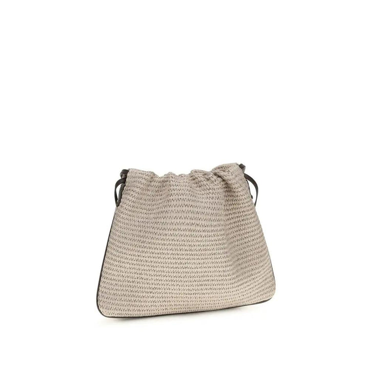 Brunello Cucinelli Sample Sale | Brunello Cucinelli Beige Cotton Shoulder Bag - | Designer outlet