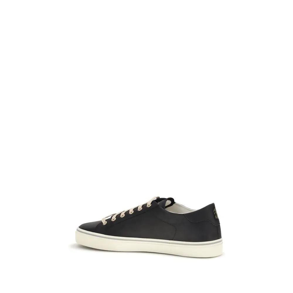 Brunello Cucinelli Sample Sale | Brunello Cucinelli Black Calf Leather Bos Taurus Low Top Sneakers - | Designer outlet