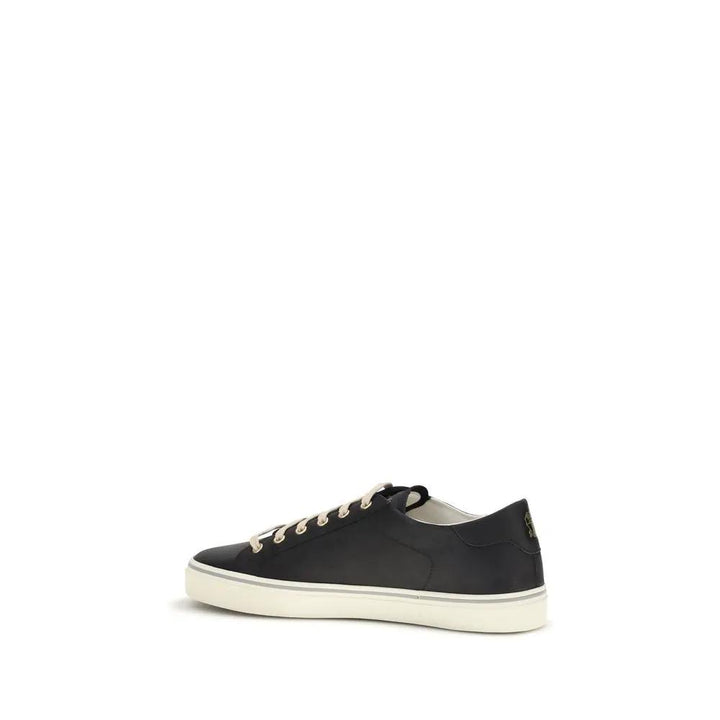 Brunello Cucinelli Sample Sale | Brunello Cucinelli Black Calf Leather Bos Taurus Low Top Sneakers - | Designer outlet