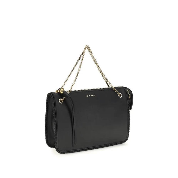 Etro Sample Sale | Etro Black Calf Leather Bos Taurus Clutch Bag - | Designer outlet