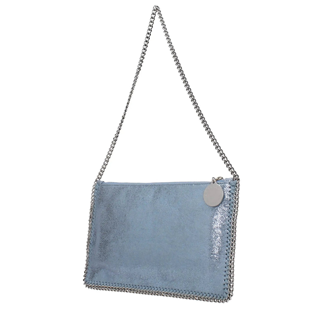 Stella McCartney Light Blue Leather Shoulder Bag