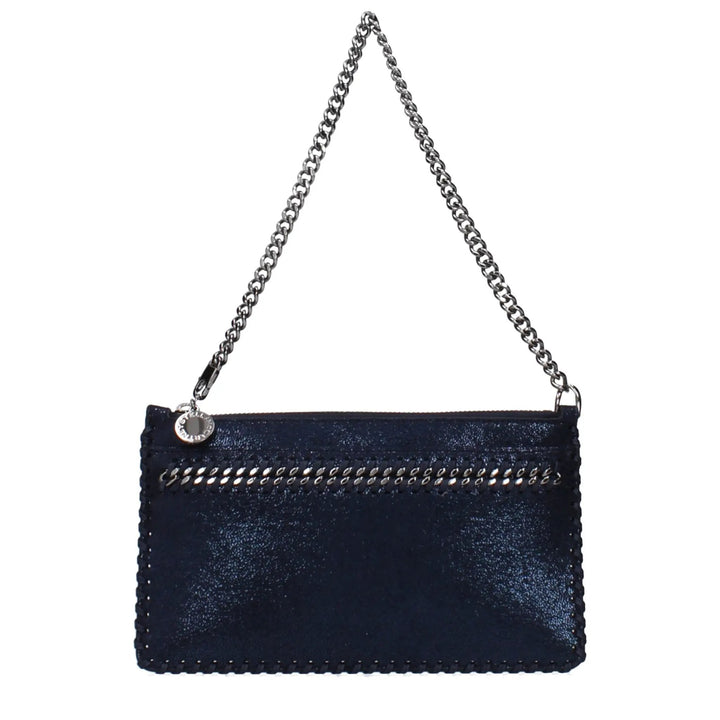 Stella McCartney Blue Leather Clutch Bag