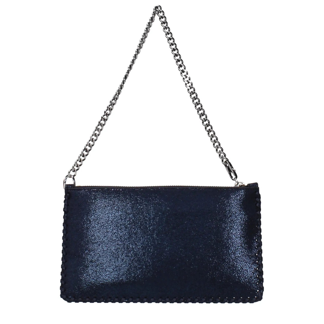 Stella McCartney Blue Leather Clutch Bag