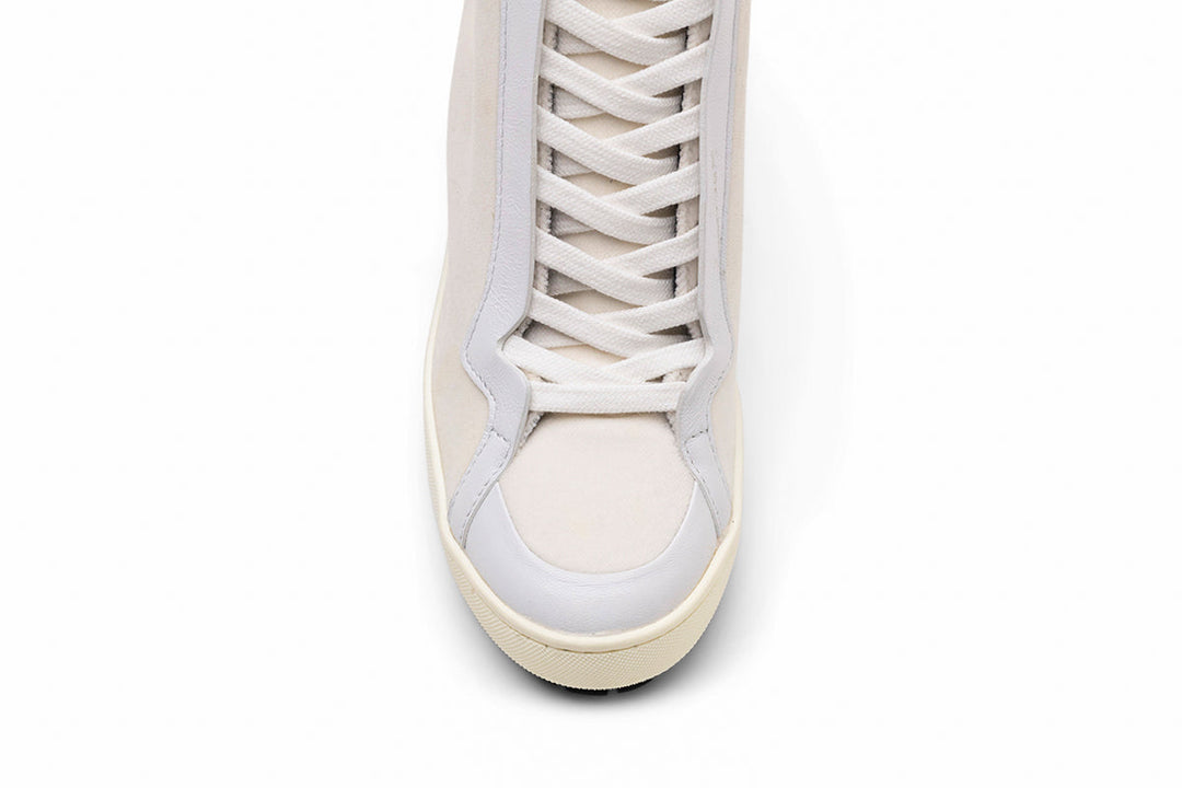 Hogan Lace-Up Wedge Ankle Boots in NEUTRALS