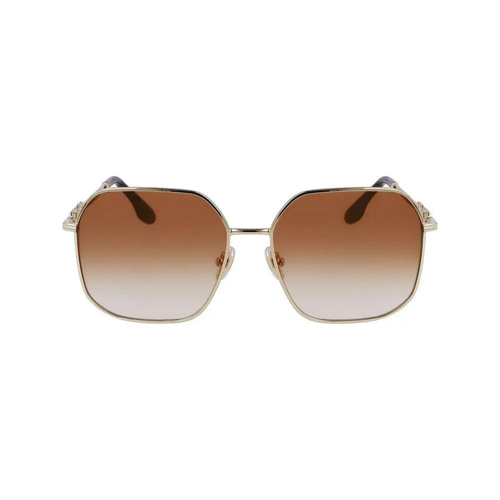 Victoria Beckham Gold Metal Sunglasses