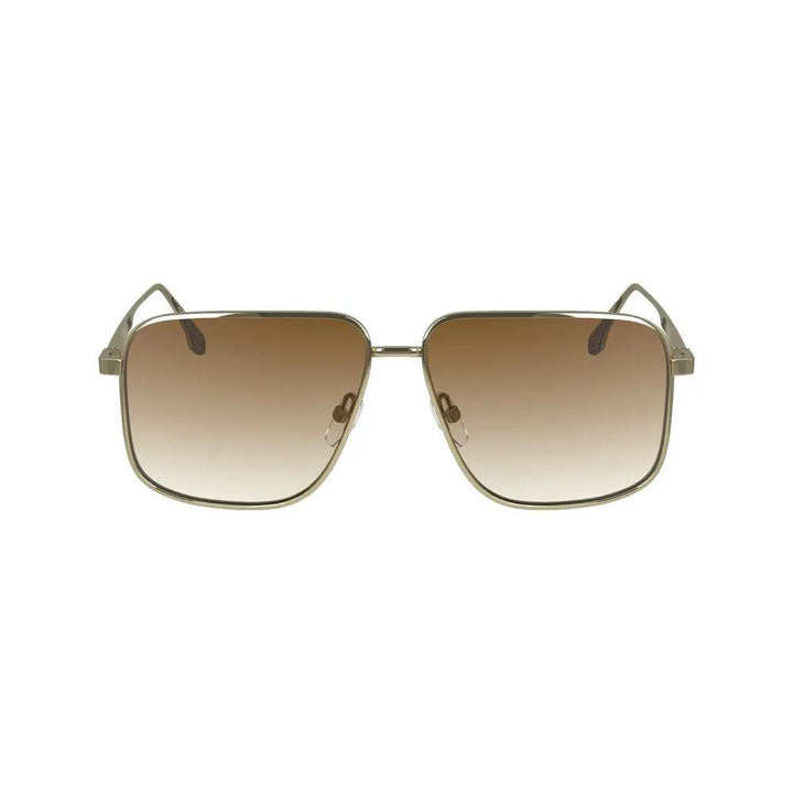 Victoria Beckham Gold Metal Sunglasses