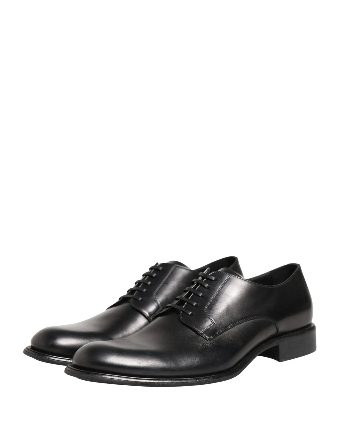 Dolce &amp; Gabbana Sample Sale | Dolce &amp; Gabbana Black Calfskin Leather Derby Men Dress Shoes - | Designer outlet