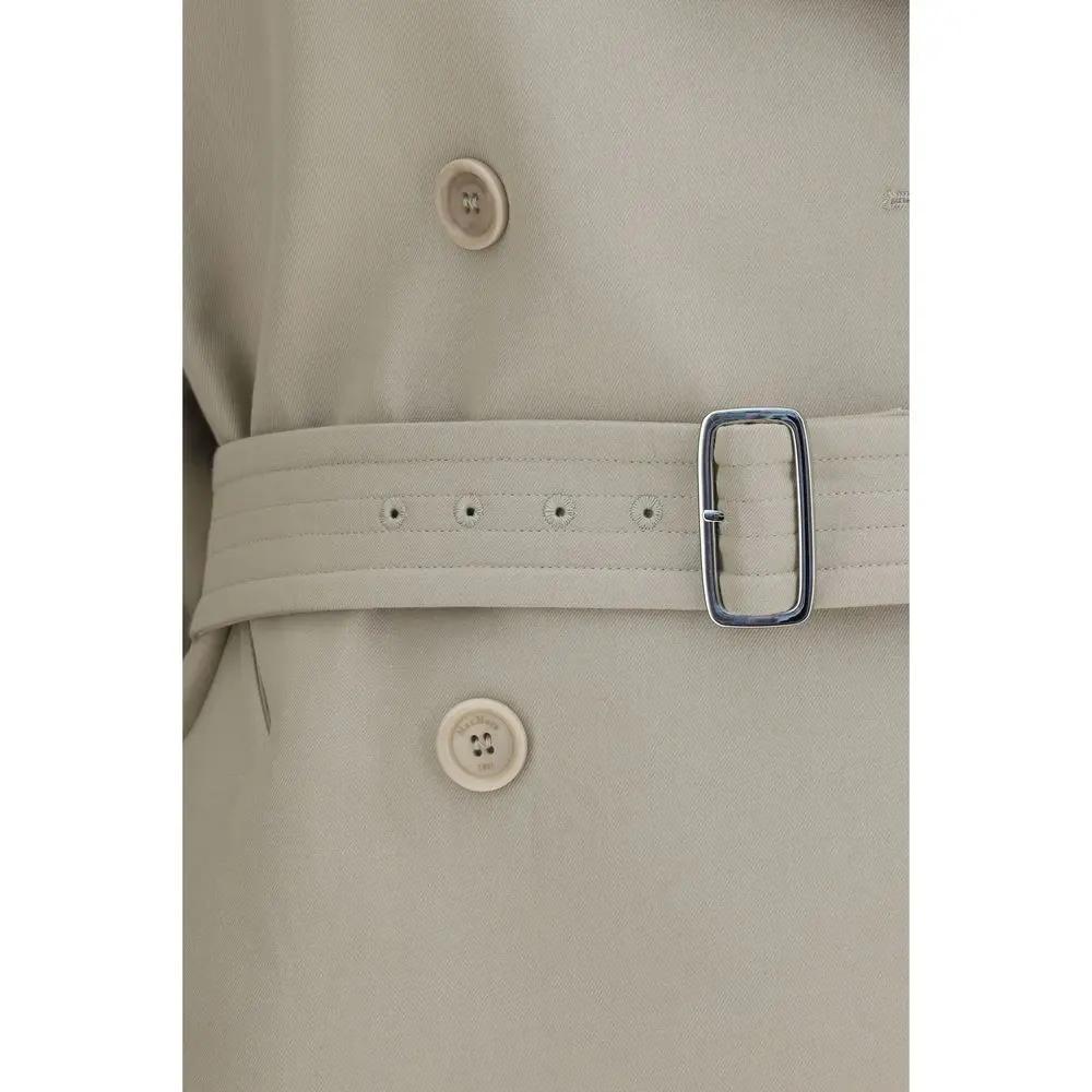 Max Mara Beige Cotton Trench Coat