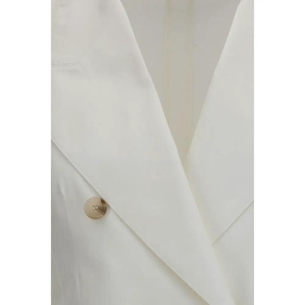 Dolce &amp; Gabbana White Cotton Blazer