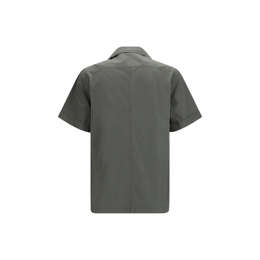 Dolce &amp; Gabbana Gray Cotton Shortsleeve Shirt