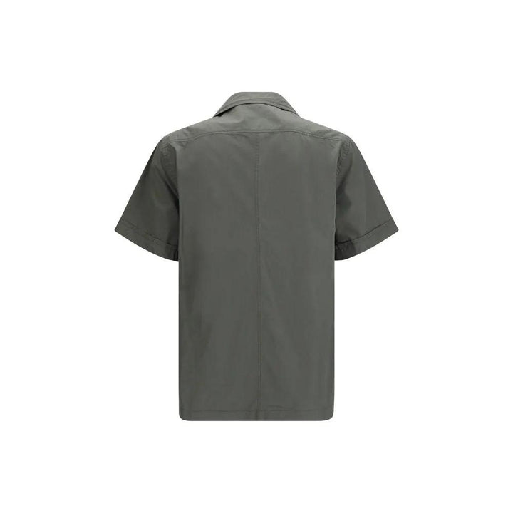 Dolce &amp; Gabbana Gray Cotton Shortsleeve Shirt