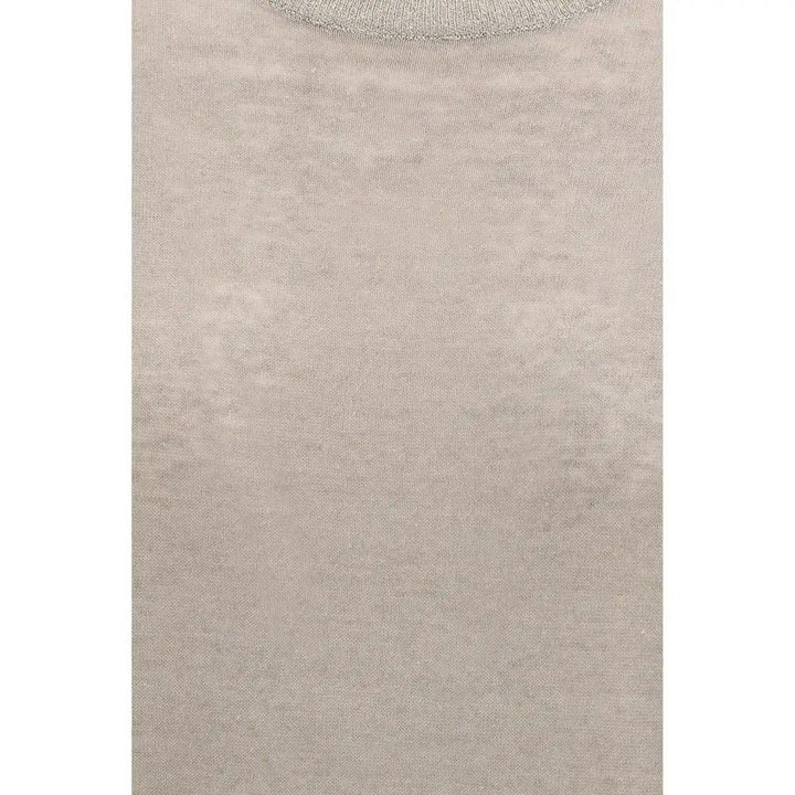 Brunello Cucinelli Beige Linen T-Shirt