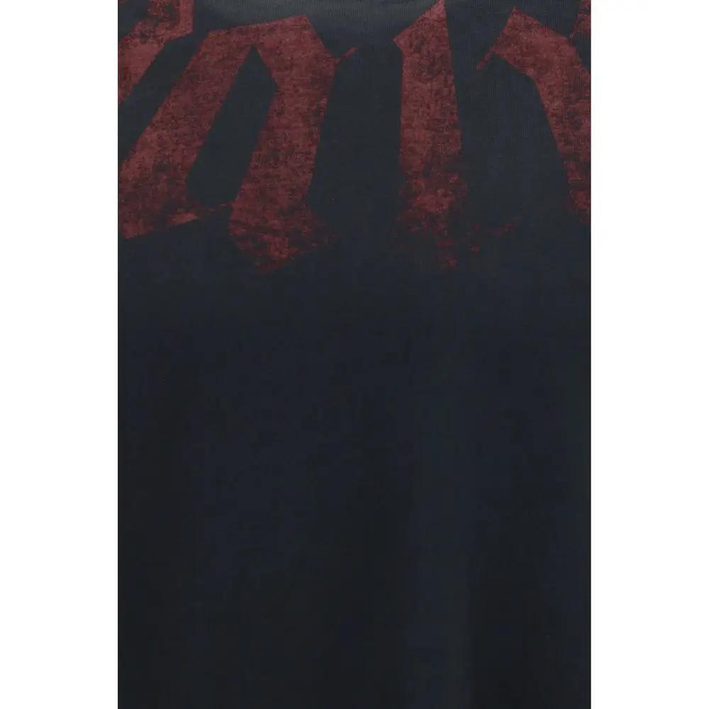 Palm Angels Black Cotton T-Shirt