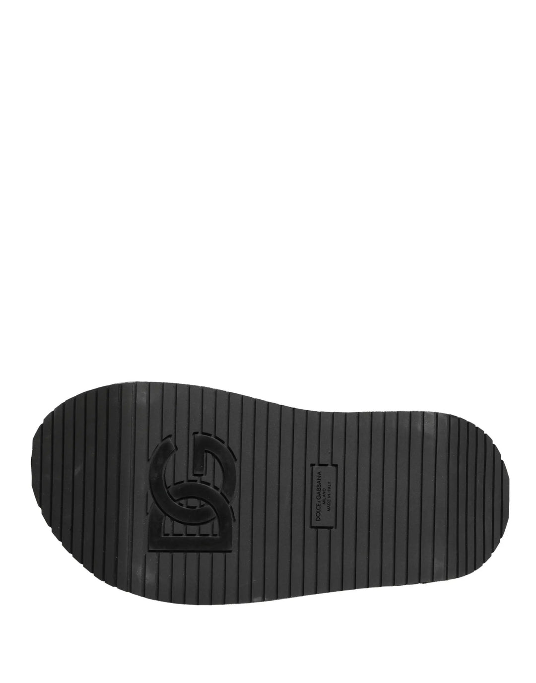 Dolce &amp; Gabbana Sample Sale | Dolce &amp; Gabbana Gray Leather Monogram Logo Sandals Shoes - | Designer outlet