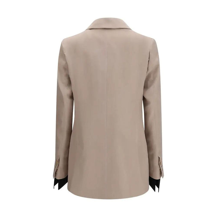 Max Mara Sample Sale | Max Mara Beige Silk Blazer - | Designer outlet